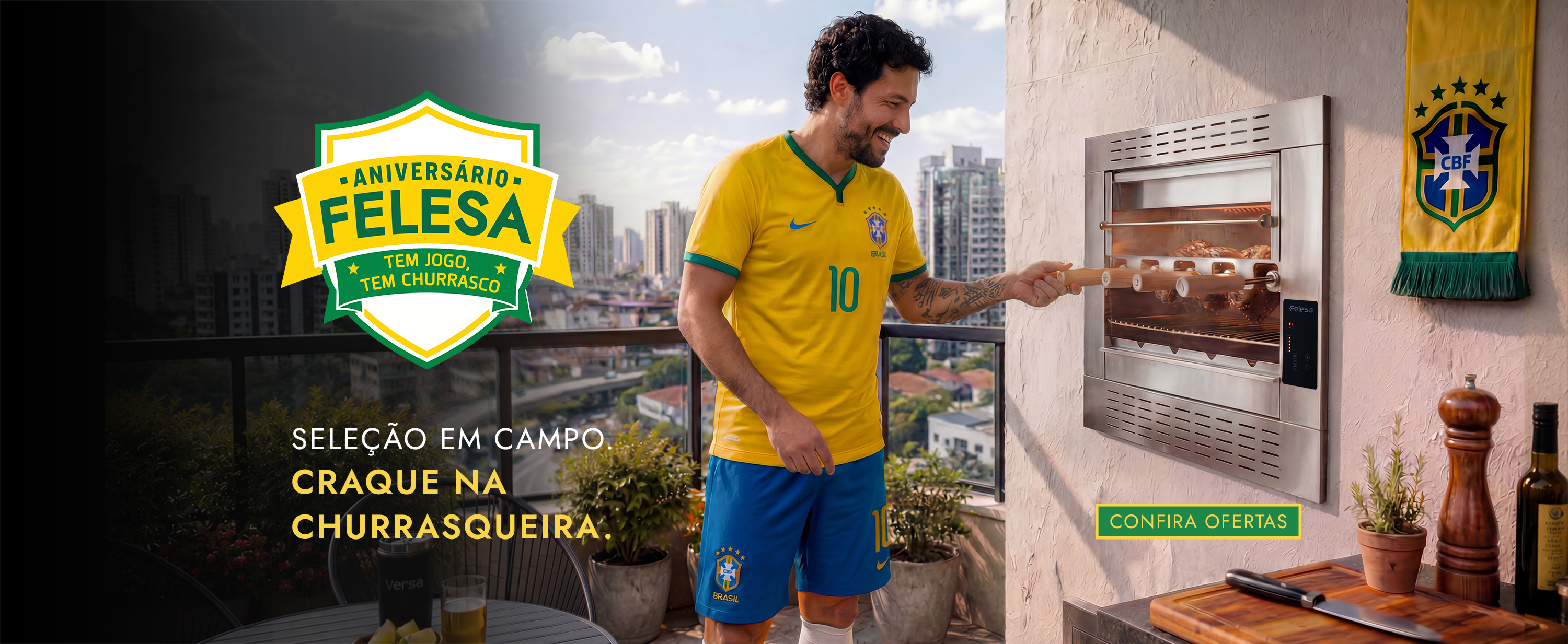 Banner de aniversário Felesa